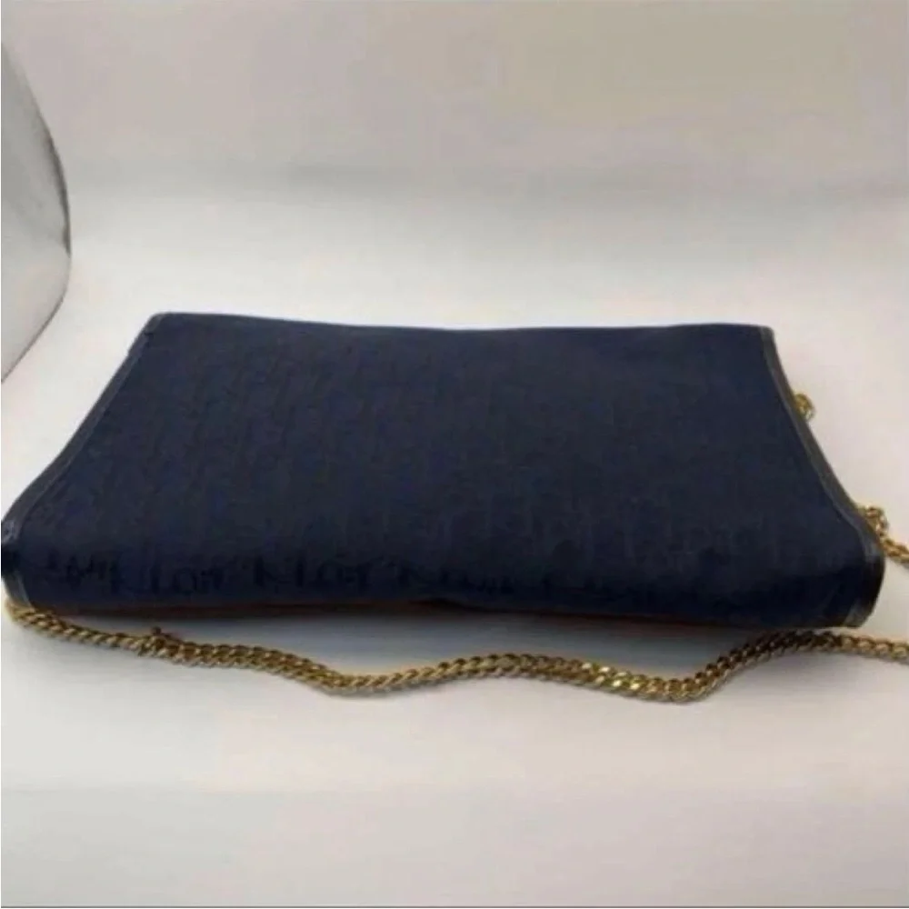 Dior Navy Blue Clutch Bag - Picture 7 of 16